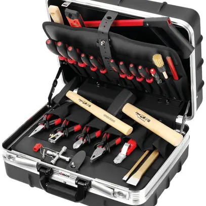 Valise d'outils CIMCO CH 2021 28 pcs our apprenti matière synthétique 