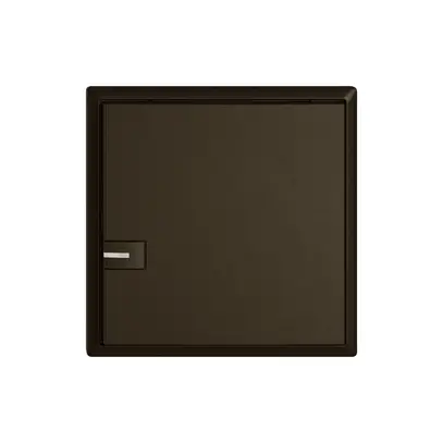 KNX-Taster RGB EDIZIO.liv SNAPFIX® Temperaturfüh.RGB-LED 1×T 1-Tbed.br 