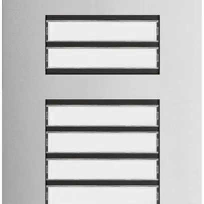 Postazione audio esterna Hager elcom.one 2-fili per 10appartamenti ac-pr 