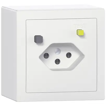Prise FI AP SIDUS T13 30mA blanc 