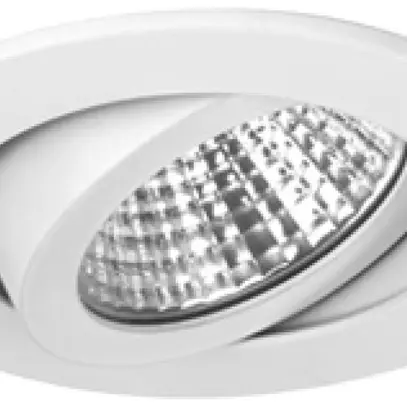 Downlight LED INC Brumberg 7W 350mA 2700K 710lm Ø82mm blanc 