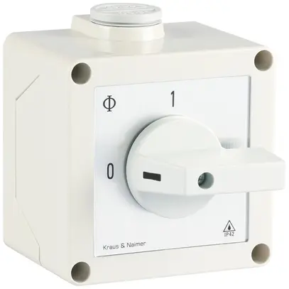 Interruttore rotativo AP K&N CA11.A292/CH070.*PN4, 20A/690V 0/3L grigio 