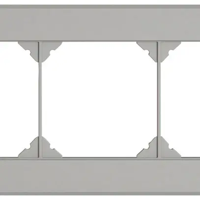 En-tête ENC EDIZIO.liv SNAPFIX® 1×3 pour combinaisons au choix gris clair 