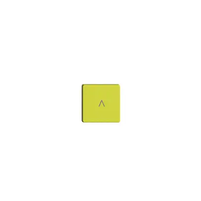 Poussoir 1/4 ENC Edue Wiser symbole flèche haut/bas lemon 