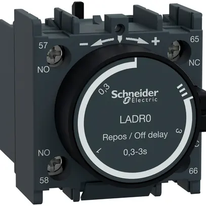Blocco a tempo Schneider Electric LADR0 ritardato a la cadutaTeSys 