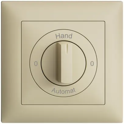 Kit frontal 0-Hand-0-Automat EDIZIOdue vanille, 88×88mm 