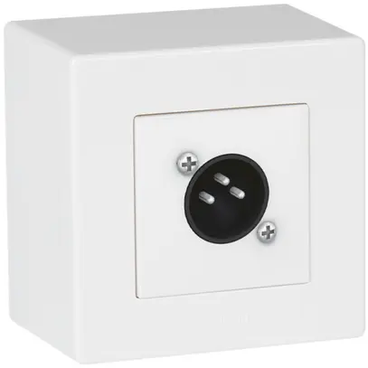 Prise XLR AP ATO blanc 3L mâle 