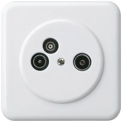 Prise d'antenne ENC TV-R-Données basico C 2GHz 4dB blanc 