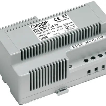Transformateur de séparation AMD Comatec TBD2, IN: 230VAC, OUT: 24VAC/63VA, 8UM 