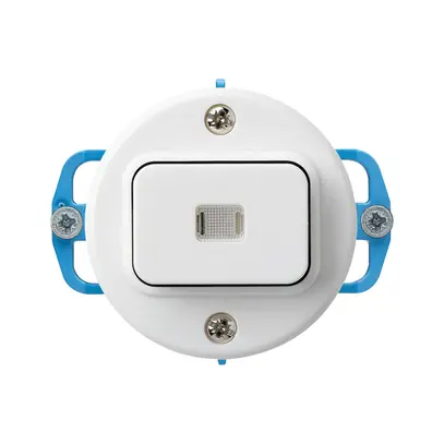 Inserto per interruttore luminoso INC basico 3/2L bianco 