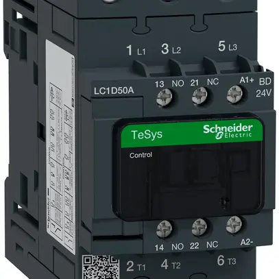 Contattore Schneider Electric LC1d50Abd 24VDC 