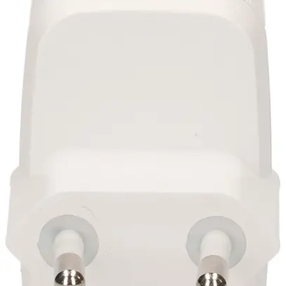 Caricatore USB MAX HAURI 1×A+1×C PD 30W 5/9VDC 2.4/2A T26 240VAC bianco 
