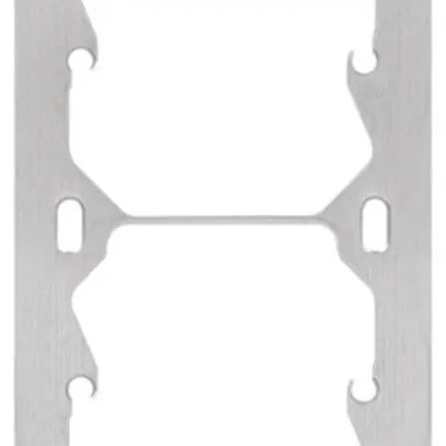 Plaque de fixation Hager grd.I-I-I-I 77×257mm 
