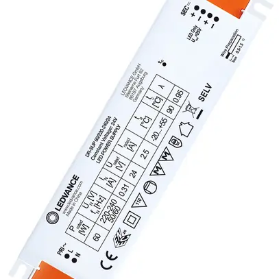 Convertitore LED LDV SUPERIOR, 60W 198×43×30mm 