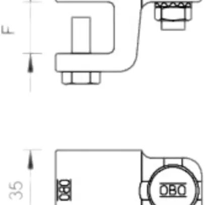 Morsetto da piega Bettermann 12mm 