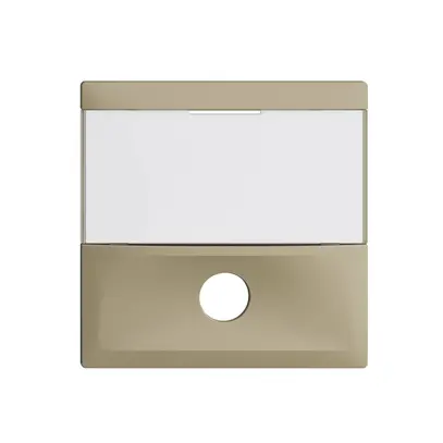 Placca frontale EDIZIOdue sand per tasto suoneria 