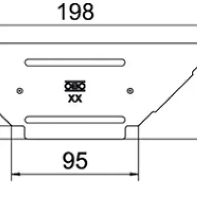 Deckel BET RAAD zu T-Abgang 100mm Edelstahl A2 blank 