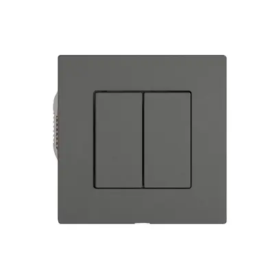 Interrupteur à pouss.EDIZIO.liv Wiser SNAPFIX® 2 canaux 2 touches WLAN grf 