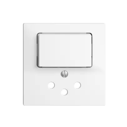 Kit frontal EDIZIOdue blanc 60×60mm T12 
