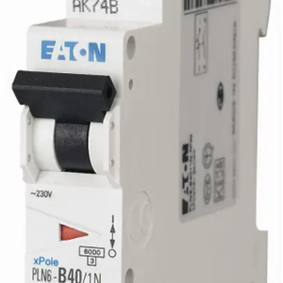 Disgiuntore Eaton B/40A 1P+N 6kA 1UM 