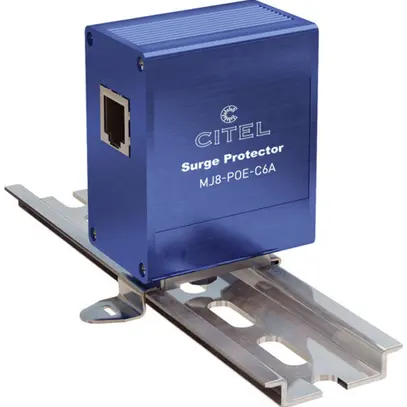 Protezione sovratensioni AMD Flury MJ8 POE++ 48VDC 10Gbps/500MHz RJ45 