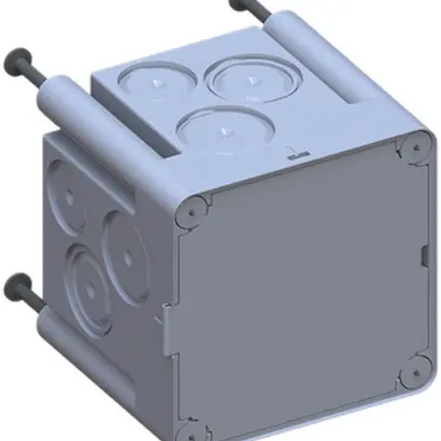 Scatola INC AGRO 1×1 650°C con coperchio di protezione e chiodo M20/25 