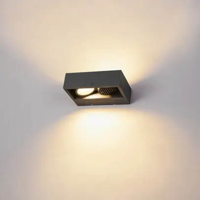 Applique LED SLV ESKINA 27W 2200lm 830/840 IP65 direct/indirect 95° anthracite 
