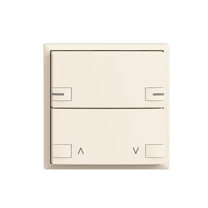 Placca frontale EDIZIOdue zepAIR motore 1C senza designazione c.LED crema 