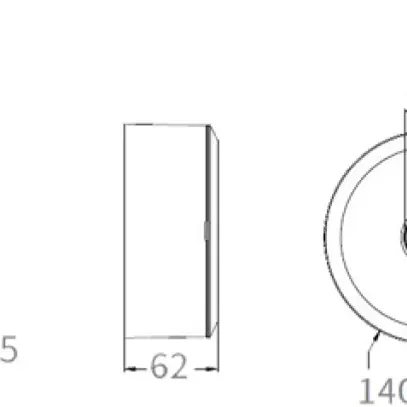 Luminaire de sécurité LED Sylvania LifeSafe SURF 3.5W 450lm 750 bat3hbt noir 