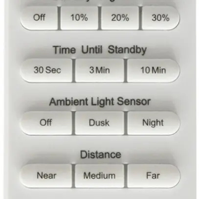 Telecomando DOTLUX, per SURFACEsensor, 120×45×18mm, bianco 