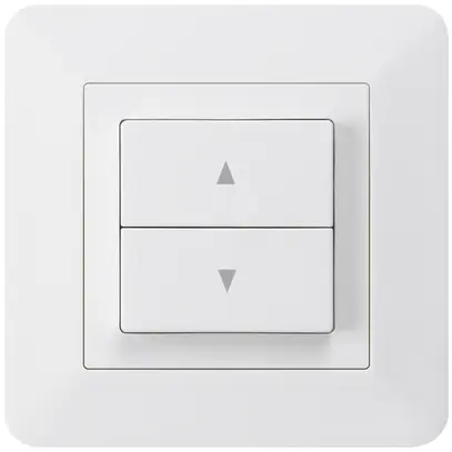 Pulsante per tapparelle INC kallysto.trend con 2 tasti di comando bianco 