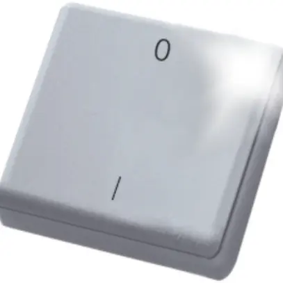 Telecomando mini RF Eltako antracite 0/1, per portachiavi FMH2S 