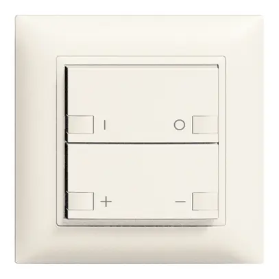 UP-Dimmer ZEP 2K/2T Zentral-Nebenstelle ON-OFF EDIZIOdue weiss 