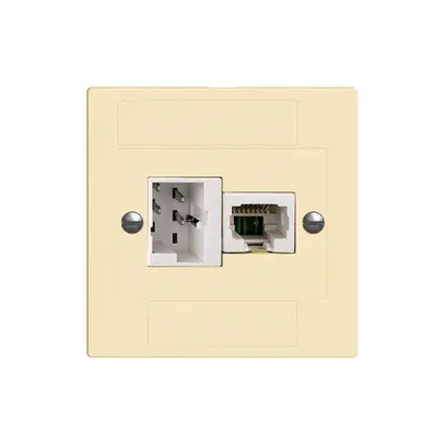 Presa INC xDSL RJ45/TT83 vanille, ITplus EDIZIOdue con filtro 