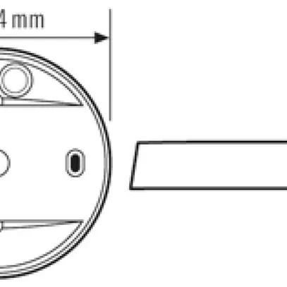 AP-Dose für C IP54 weiss 