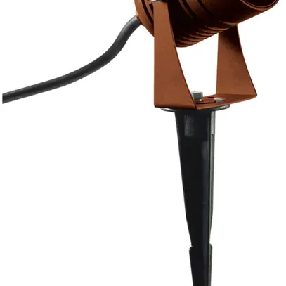 Lampada a picchetto LED SLV SPIKE, 6W, 3000K, 400lm, IP55, 40°, ruggine 