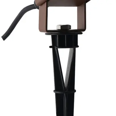 Lampada a picchetto terra LED NAUTILUS 10 SQUARE 9W 3000K 520lm IP65 45° ruggine 