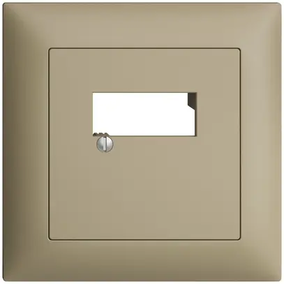 Kit frontale INC EDIZIOdue sand 88×88mm 2×RJ45 