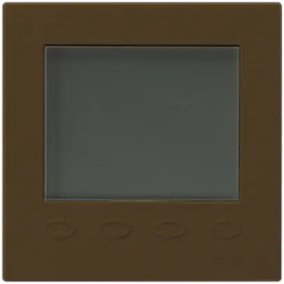 Thermostat d'ambiance Hager kallysto A avec écran brun 