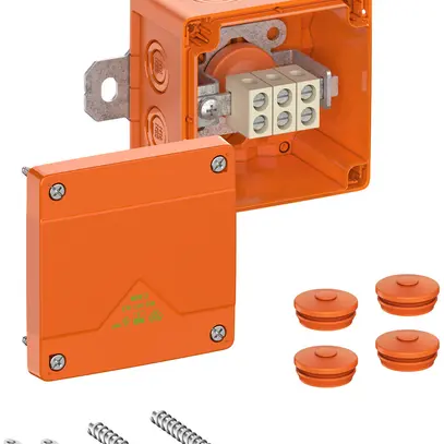 Boîte de dérivation AP Spelsberg WKE 2 3×4mm² E90 100×100×70mm IP66 or 