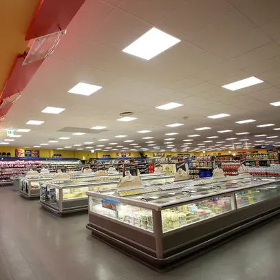 Plafoniera LED DOTLUX FLATfrost 620×620mm 38W 3420lm 30005700K 