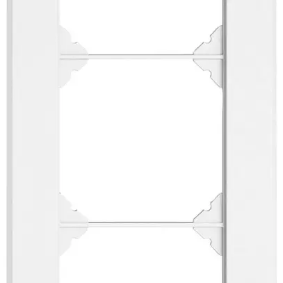 Intestazione INC EDIZIO.liv SNAPFIX® 3×1 per combinazioni a libera scelta bianco 