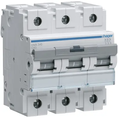 Disjoncteur Hager MCB 3P 400V type C 40A 4.5UM 