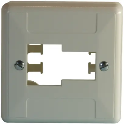 Capot AP sans intérieur 1TT/1RJ45 