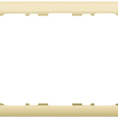 Cadre de recouvrement EDIZIOdue colore pour KNX-Panel 7" vanille 