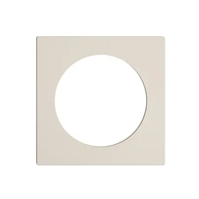 Frontplatte EDIZIOdue crema, mit Bohrung 43mm 