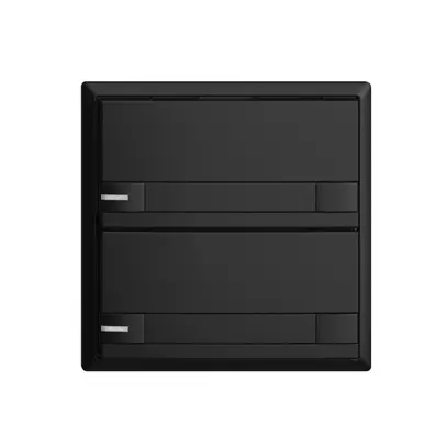 Pulsante KNX RGB EDUE, 250mW, c.LED RGB, carta, 2×pulsante, com.2×tasti, ne 