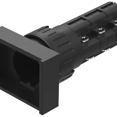Interruttore luminoso INS EAO 31 18×24mm 3R+3Ch nero 
