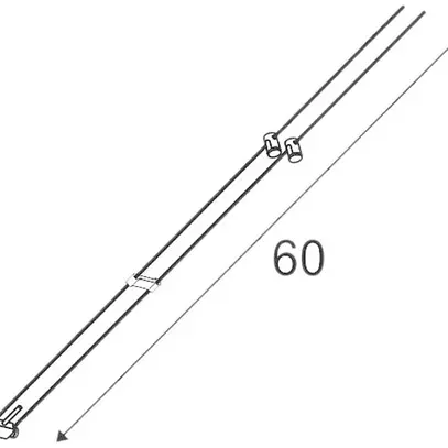 Lampada per corda SLV per TENSEO, GX5.3 35W IP20 cromo 