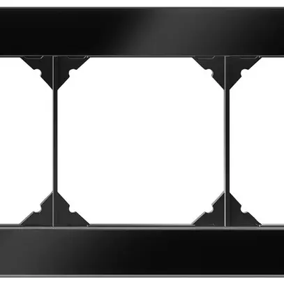 Intestazione INC EDIZIO.liv prestige SNAPFIX® 1×3 94×214mm vetro nero 